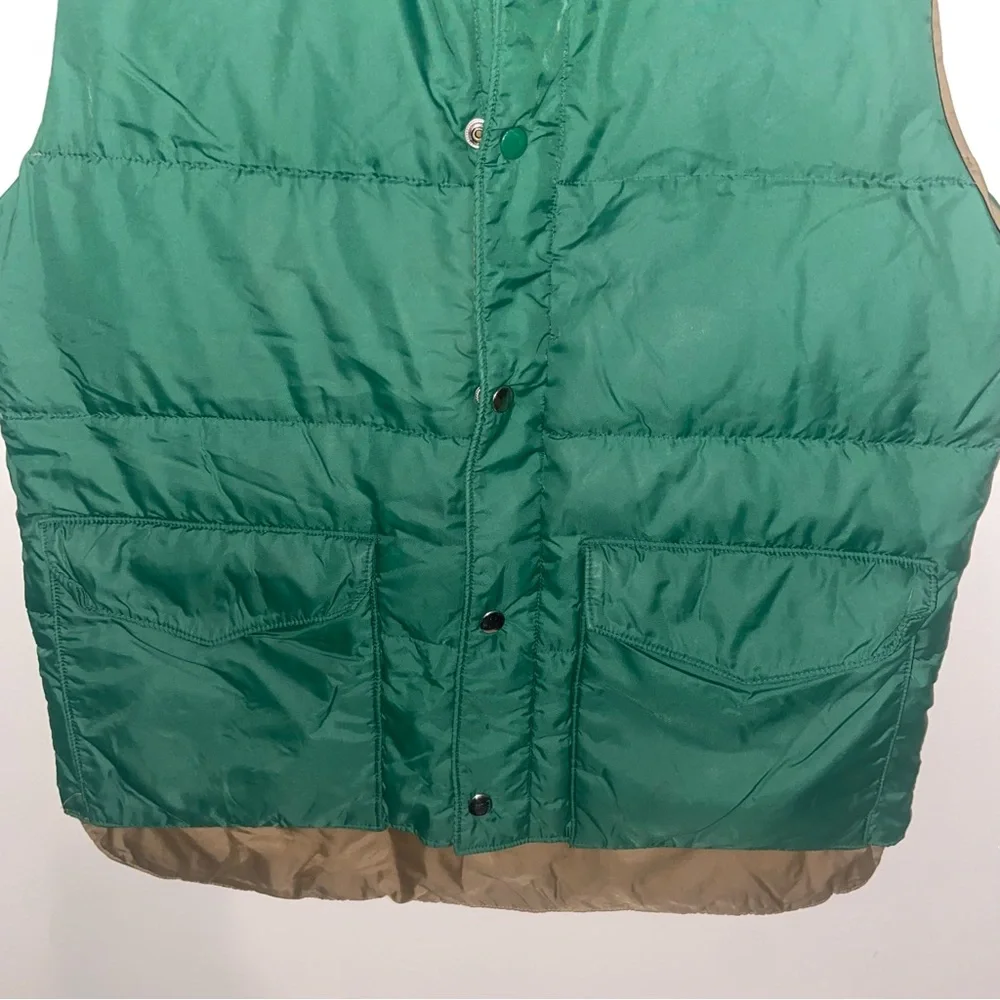 Vintage Retco Vest Mens Medium Goose Down Puffer Zip Snap Gorpcore Outdoor